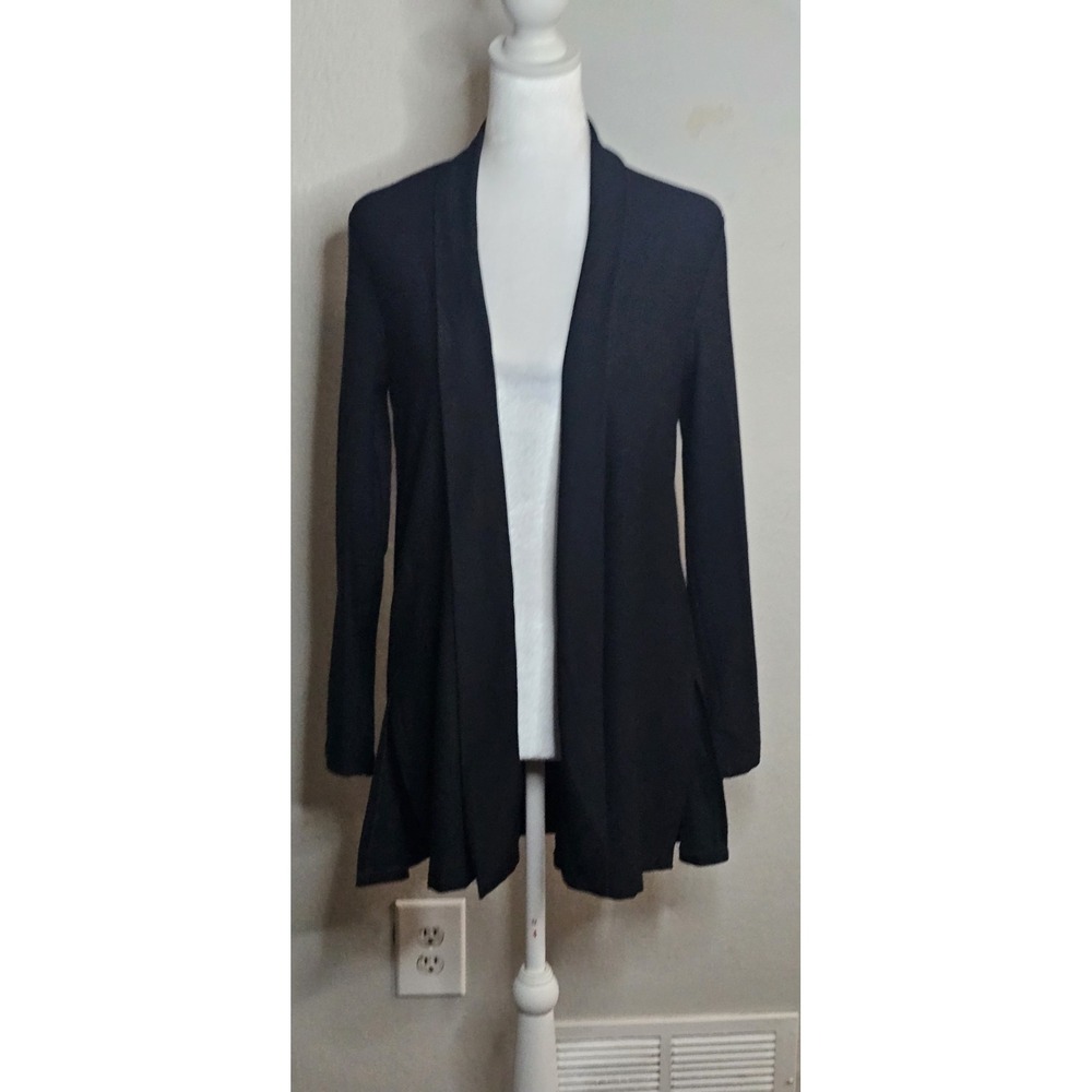 Eileen Fisher Womens PP Stretch Jersey Knit Cardigan Top Capsule Wardrobe